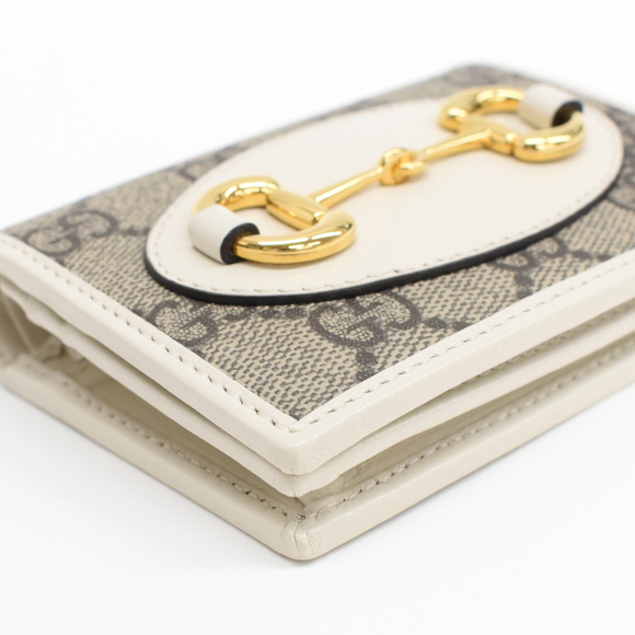 Gucci card case wallet bifold wallet GG Supreme Horsebit - Picture 6 of 9